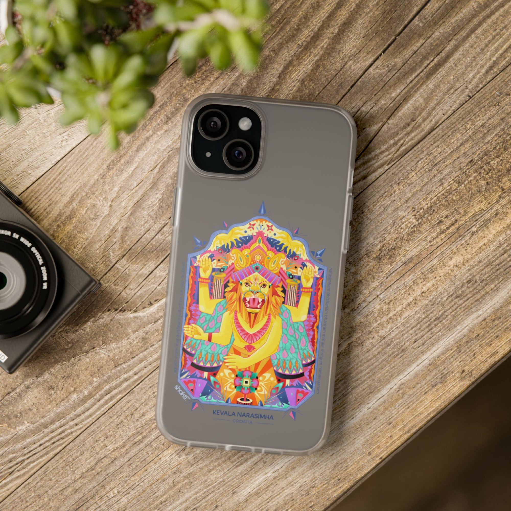 Kevala Narasimha Geometric / Transparent Case