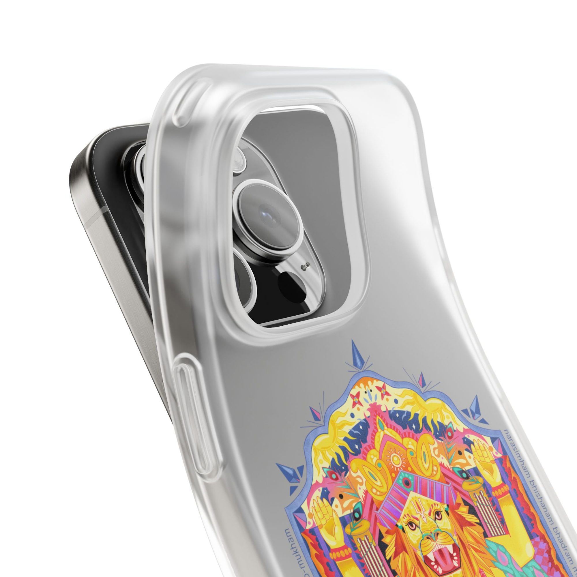 Kevala Narasimha Geometric / Transparent Case