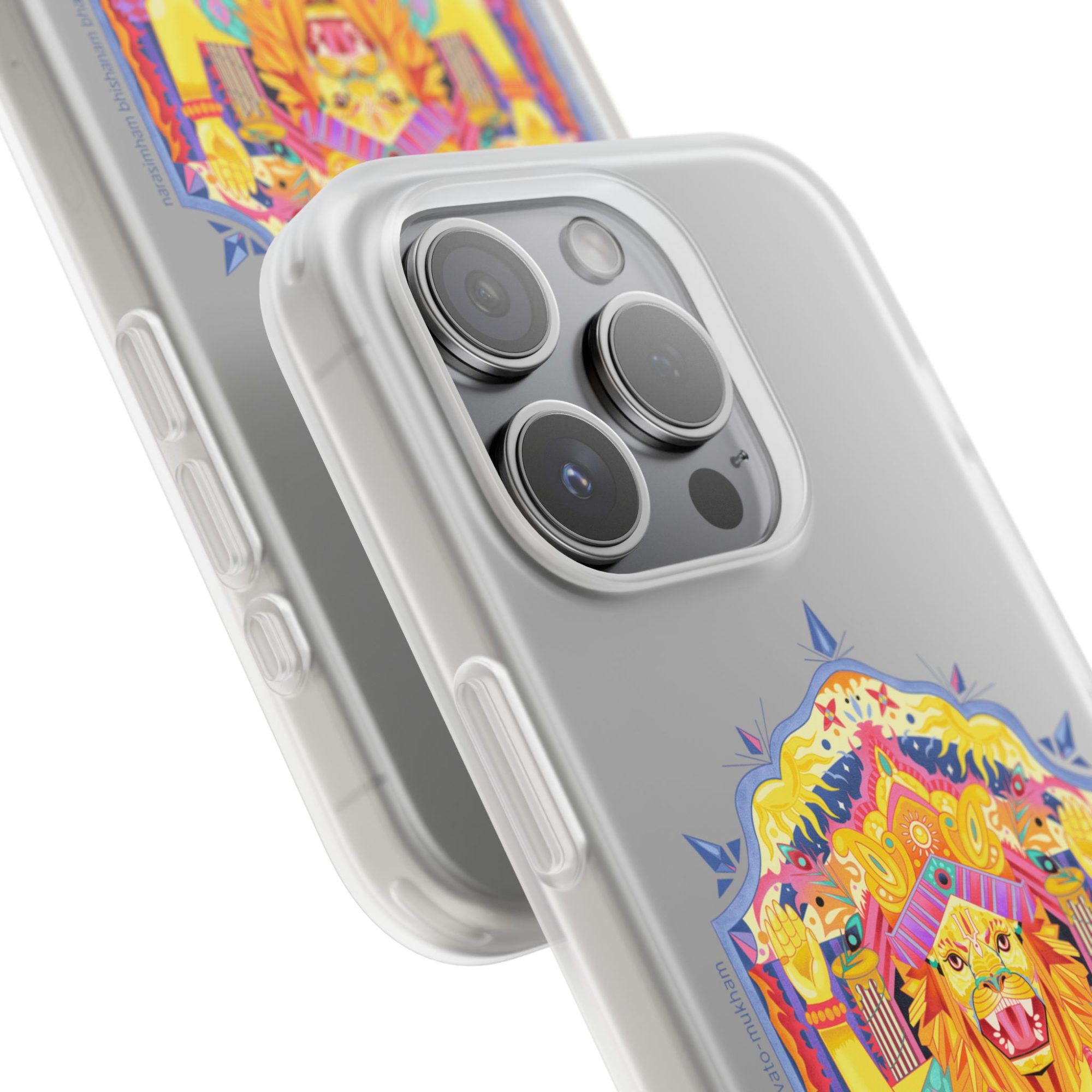 Kevala Narasimha Geometric / Transparent Case