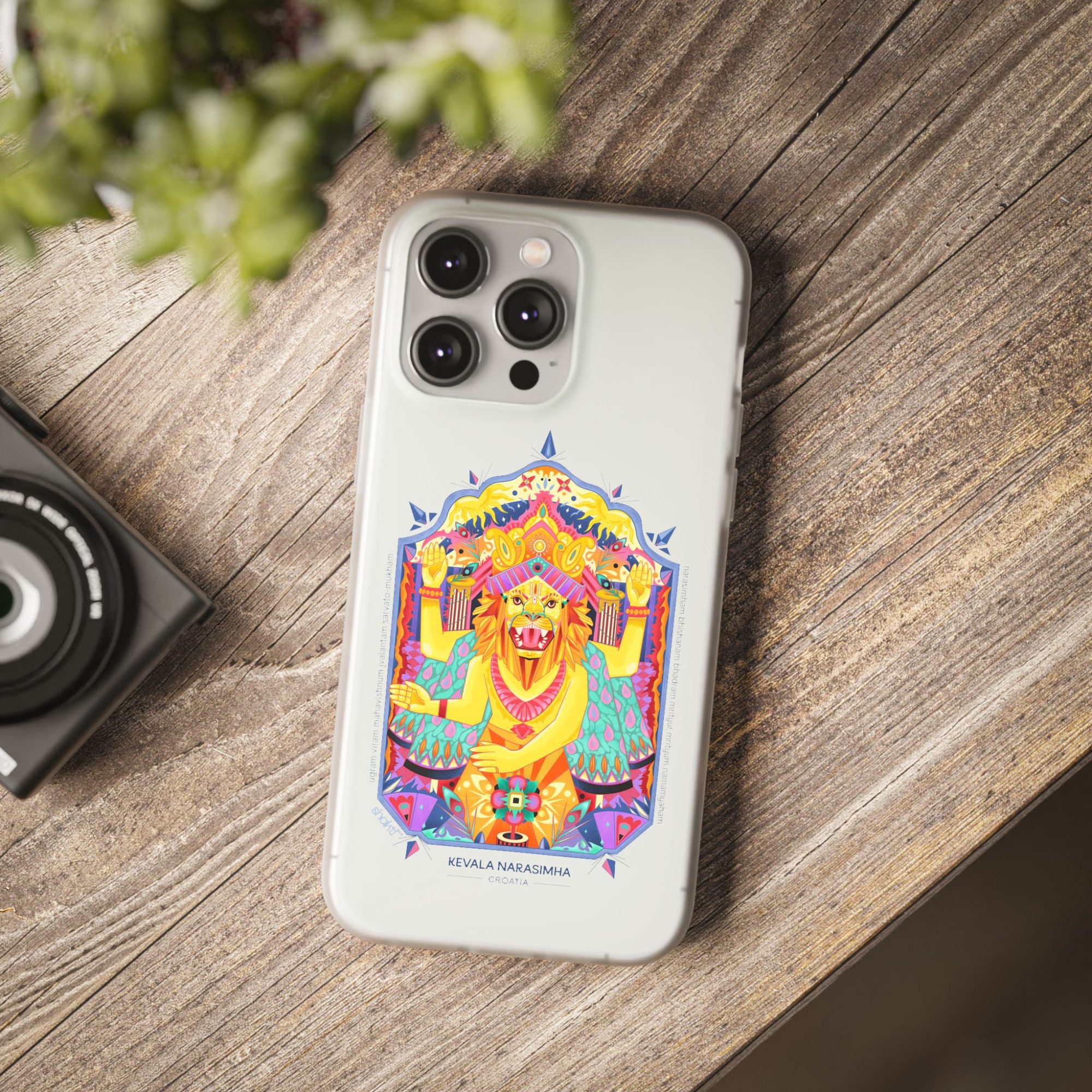 Kevala Narasimha Geometric / Transparent Case
