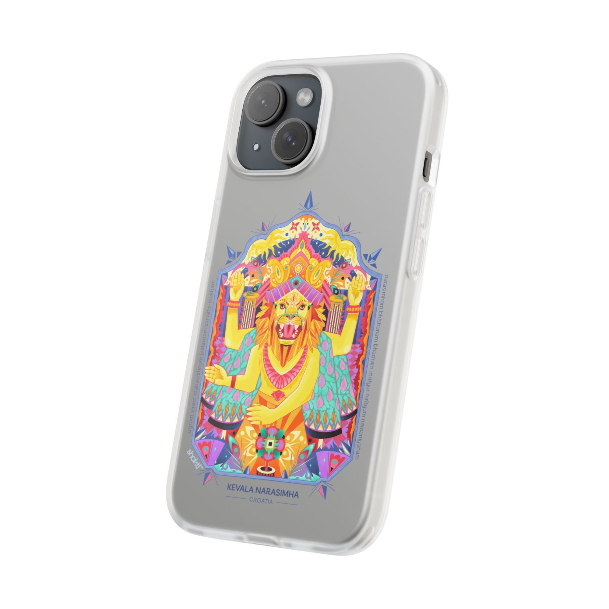 Kevala Narasimha Geometric / Transparent Case