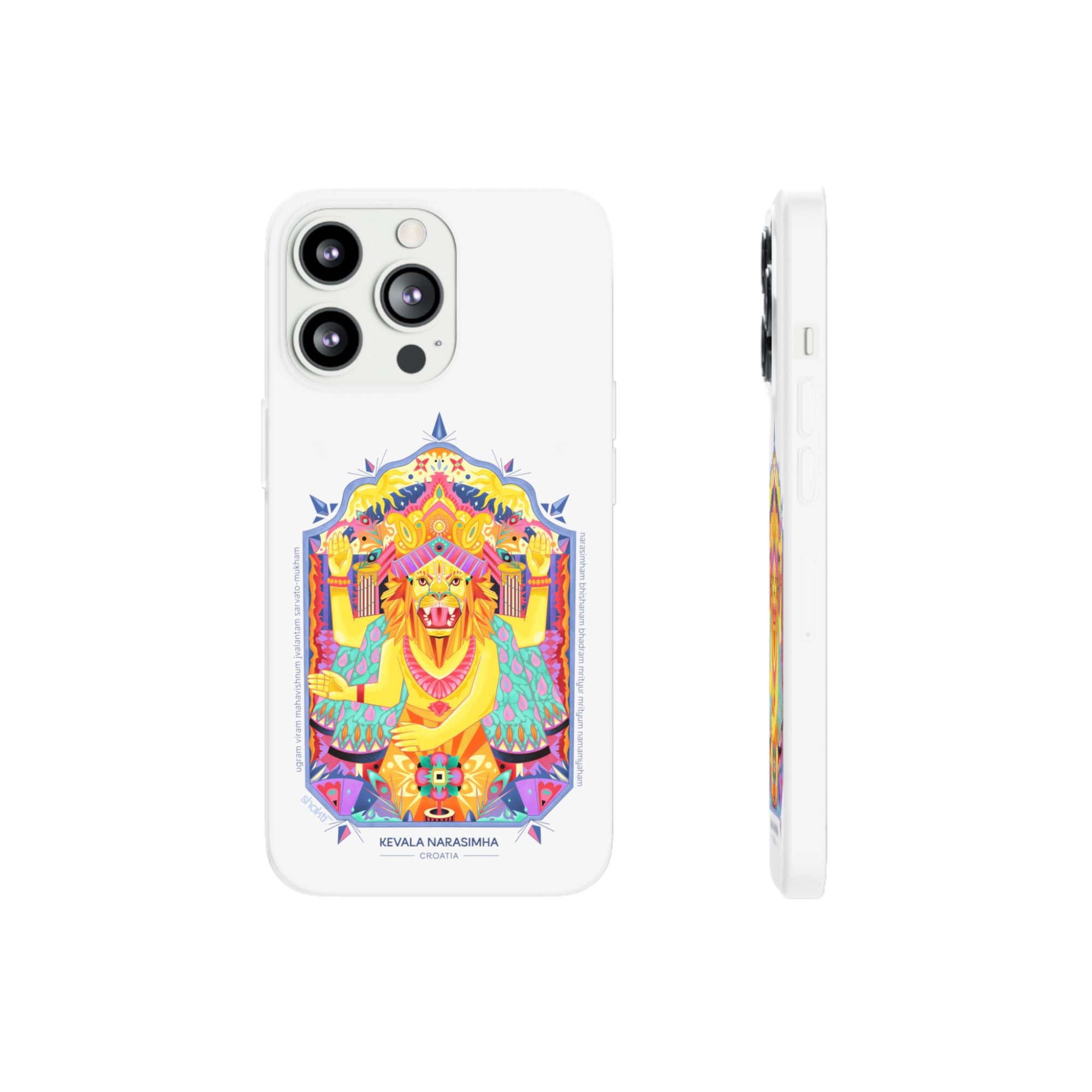 Kevala Narasimha Geometric / Transparent Case